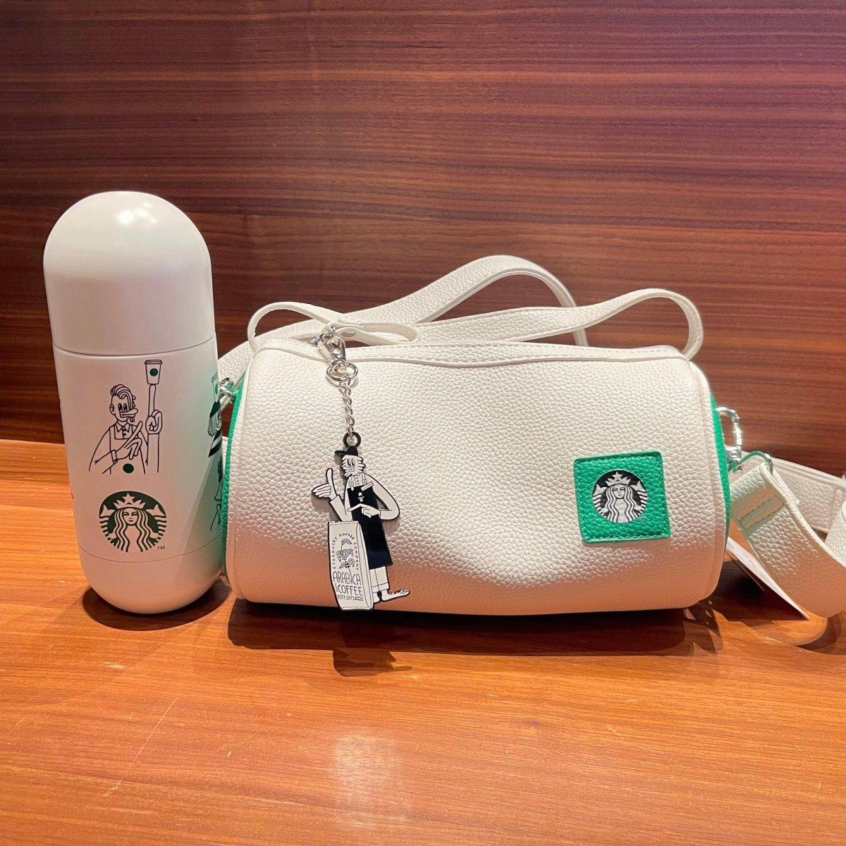 Starbucks x Lala Company White Capsule Vacuum 14oz Tumbler with bag